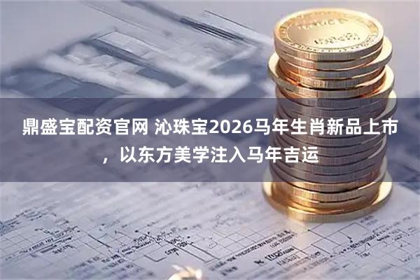 鼎盛宝配资官网 沁珠宝2026马年生肖新品上市,以东方美学注入马年吉运